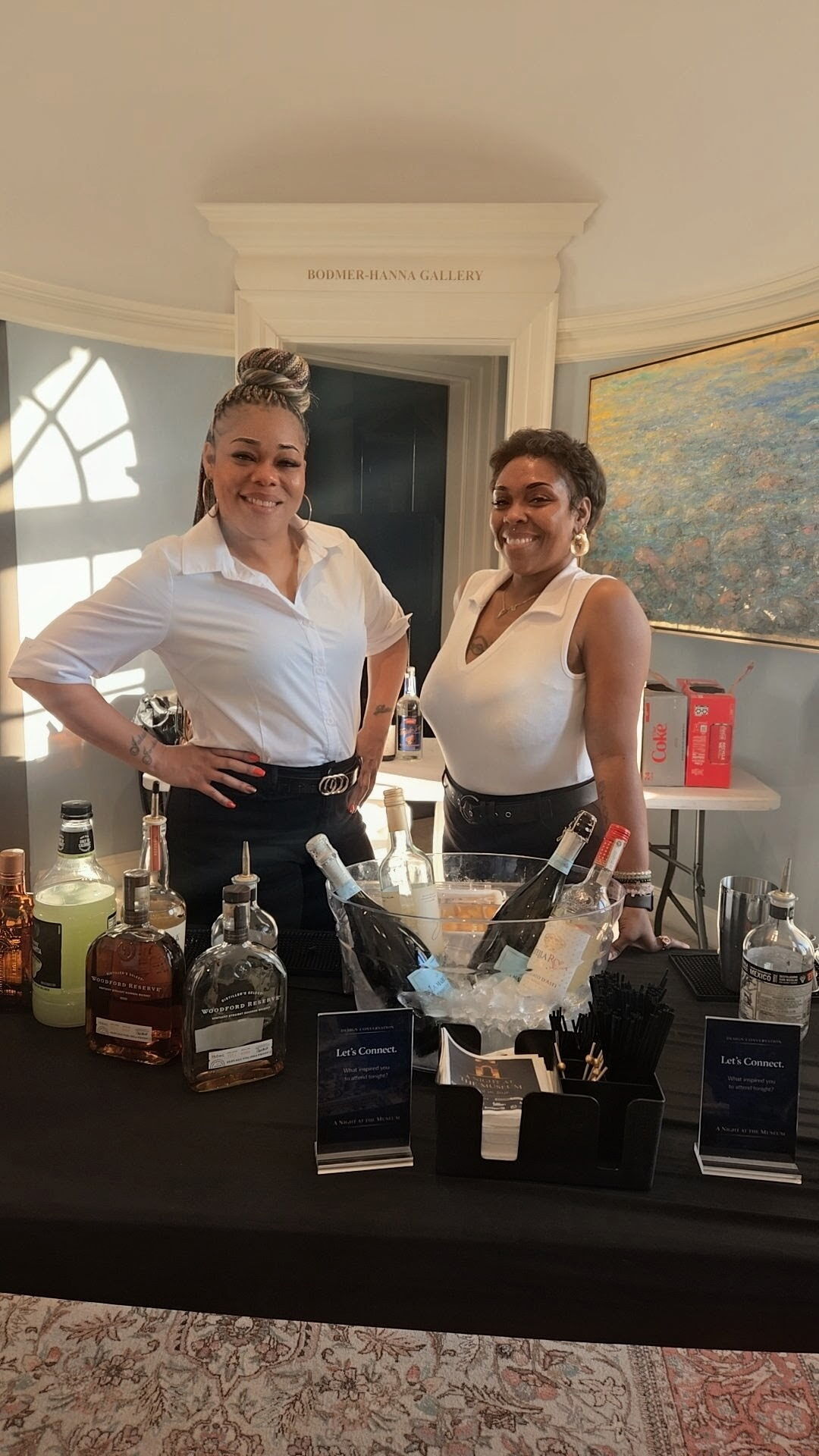 Bartending team at a wedding event
